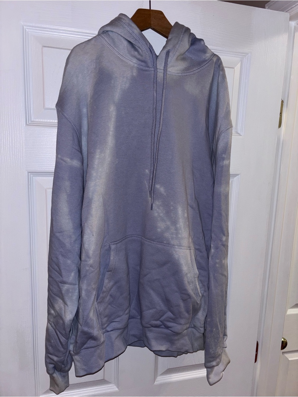 Divided Gray Tie-Dye Oversized Hoodie